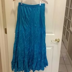 Soft surroundings maxi skirt